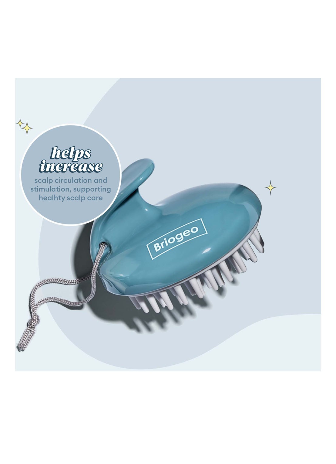 Briogeo Scalp Revival Stimulating Therapy Massager - hoofdhuid massageborstel - voorkant 2 undefined