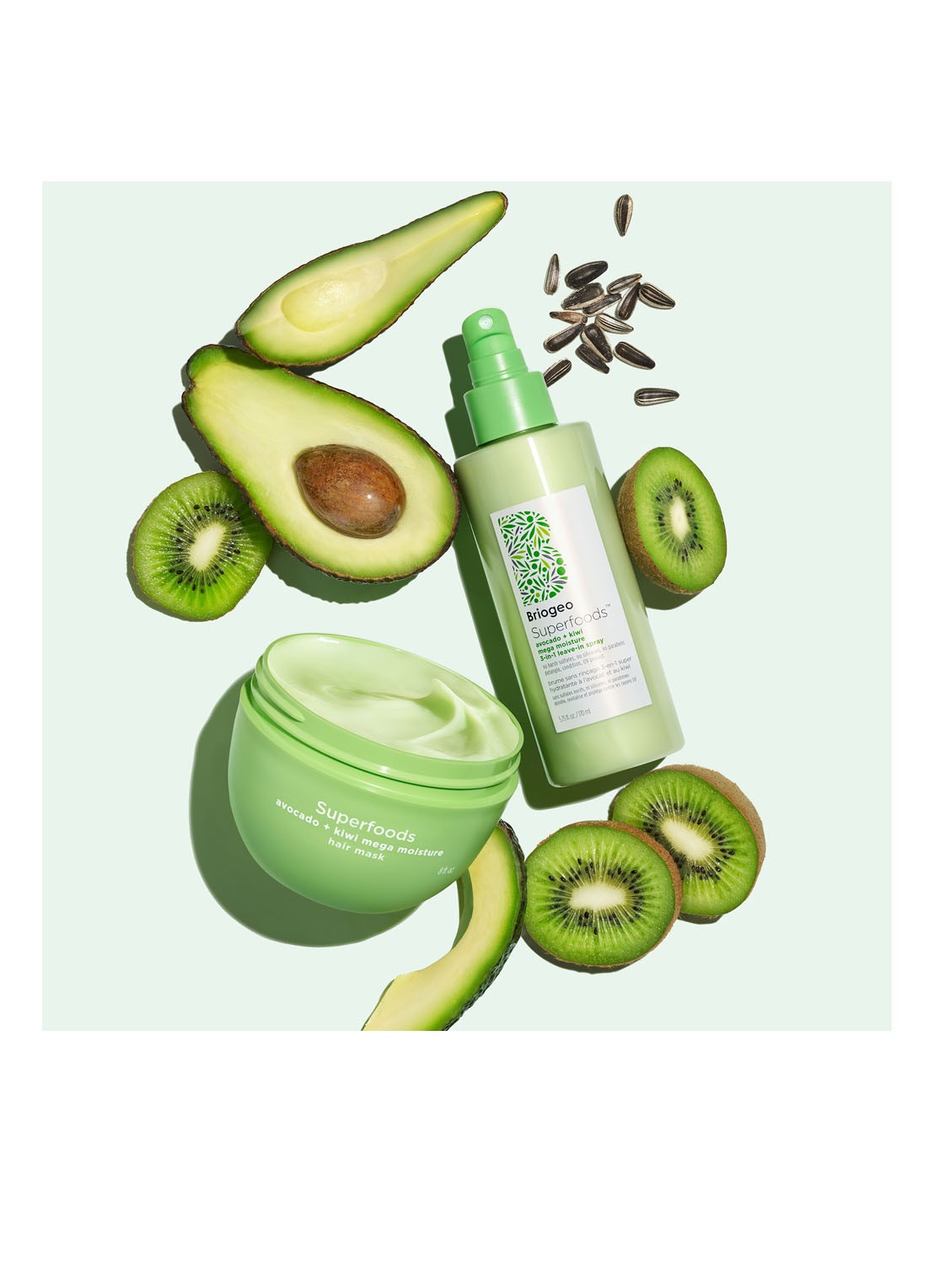 Briogeo Superfoods™ Avocado + Kiwi Mega Moisture 3-in-1 Leave-In Spray - leave-in haarspray - detail 6 undefined
