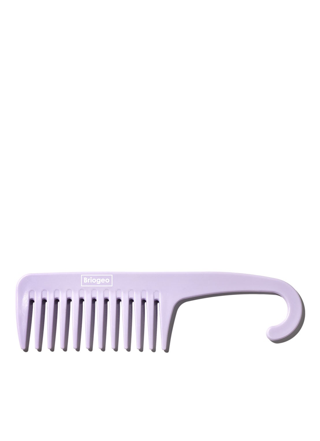 Briogeo Wide Tooth Detangling Comb - haarkam - voorkant 2 paars
