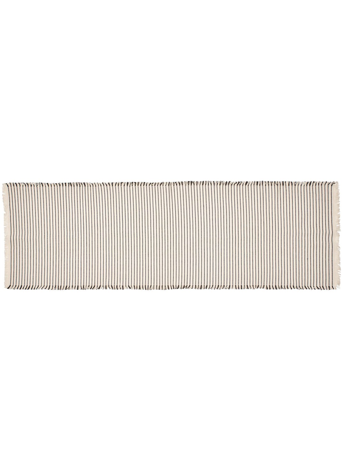 Broste Copenhagen Elouise tafelloper 140 x 41,5 cm - voorkant wit