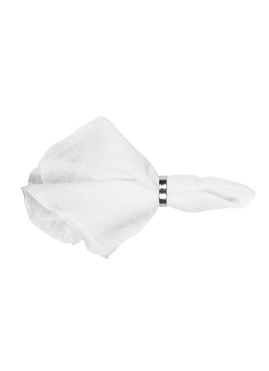 Broste Copenhagen Gracie servet 45 x 45 cm - voorkant wit