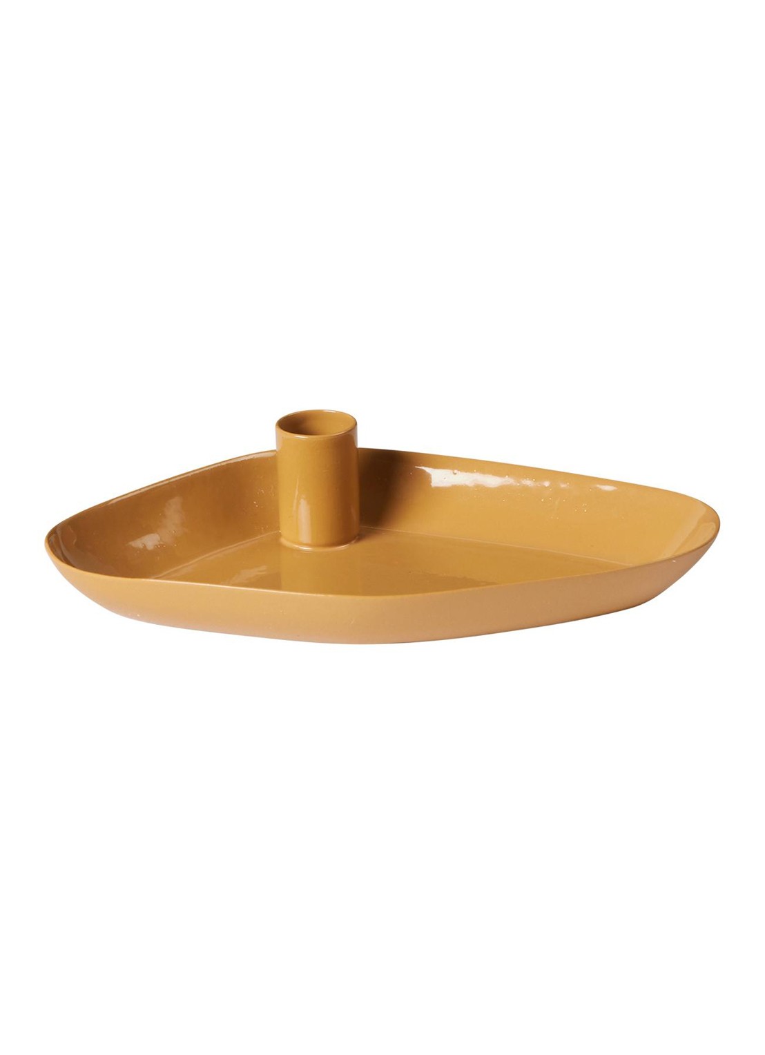 Broste Copenhagen Mie Mini kandelaar 2 cm - voorkant orange