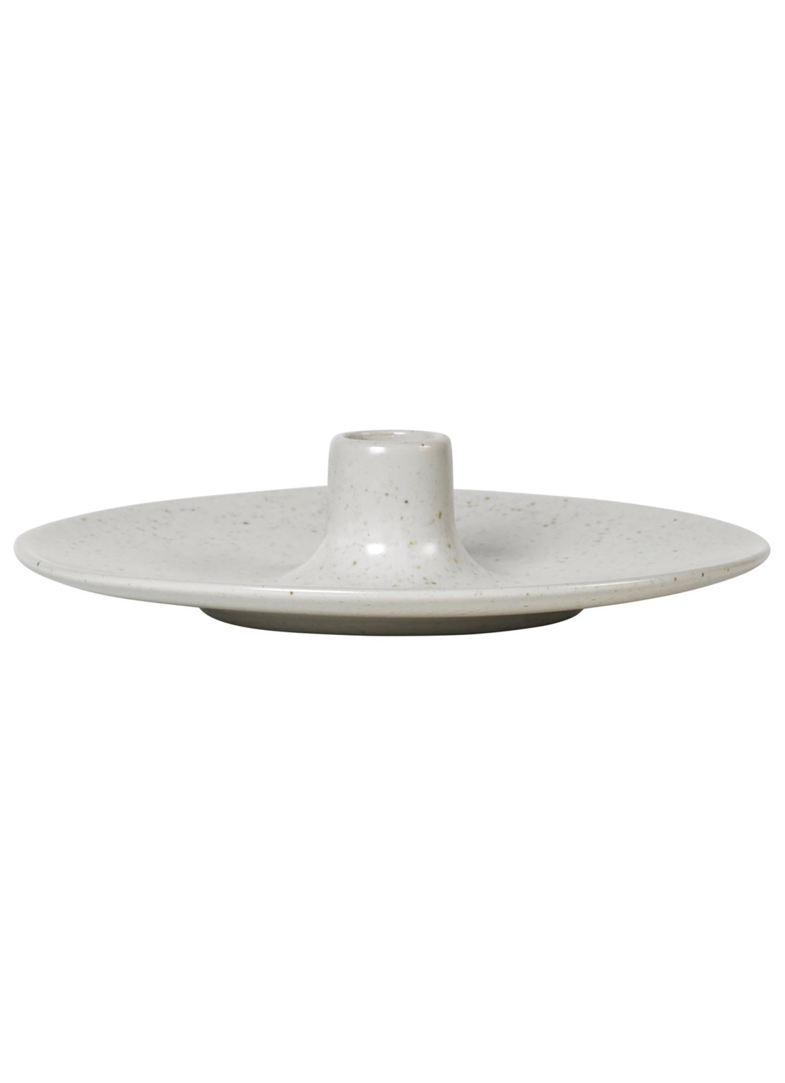 Broste Copenhagen Nordic kandelaar 4 cm - voorkant gebroken wit