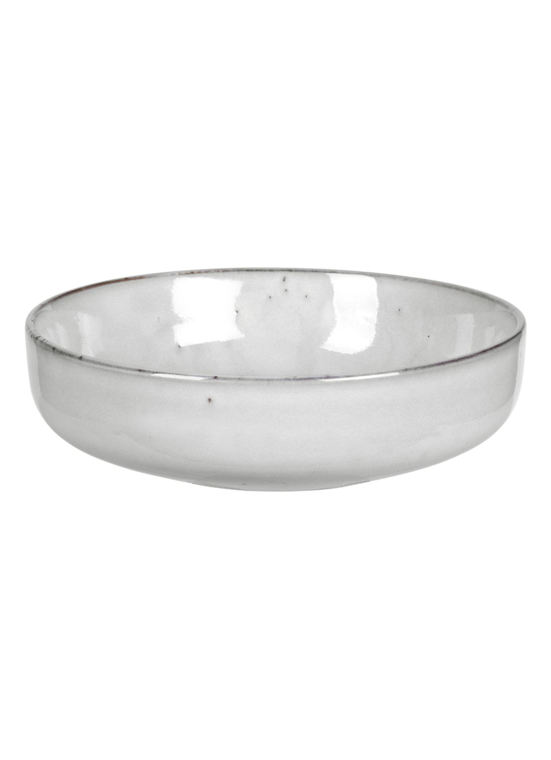 Broste Copenhagen Nordic kom 17 cm - voorkant lichtgrijs