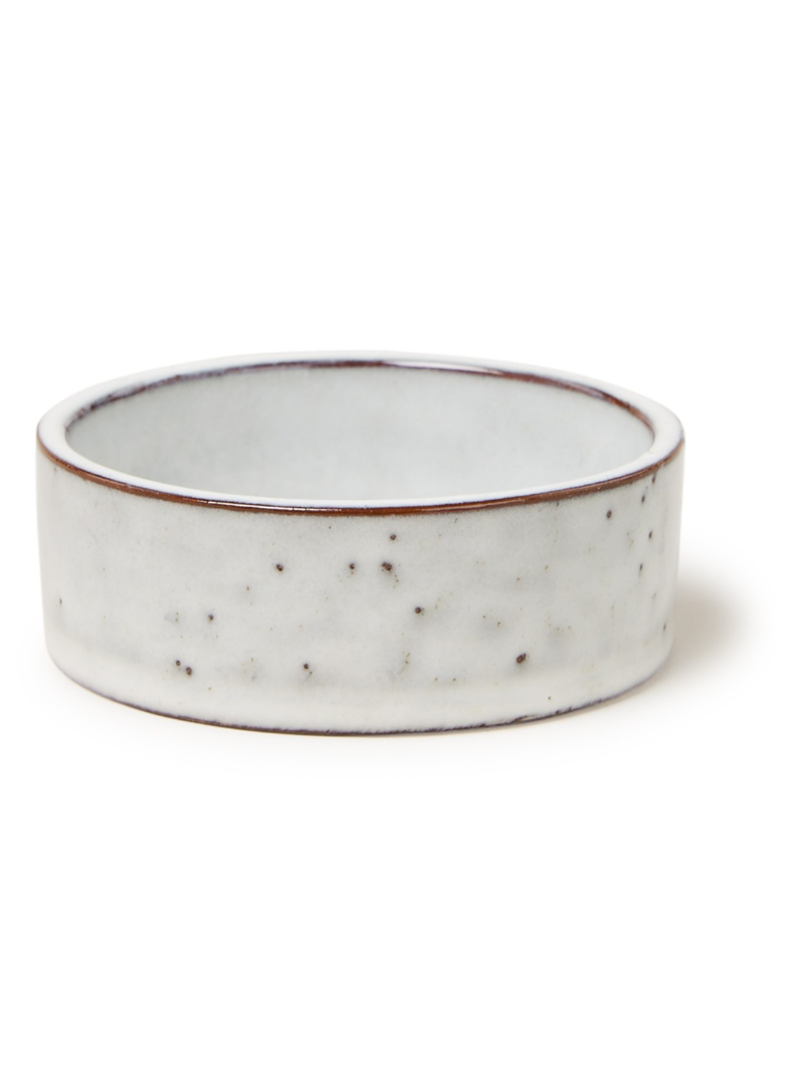 Broste Copenhagen Nordic Sand dipschaal 8 cm - voorkant lichtgrijs
