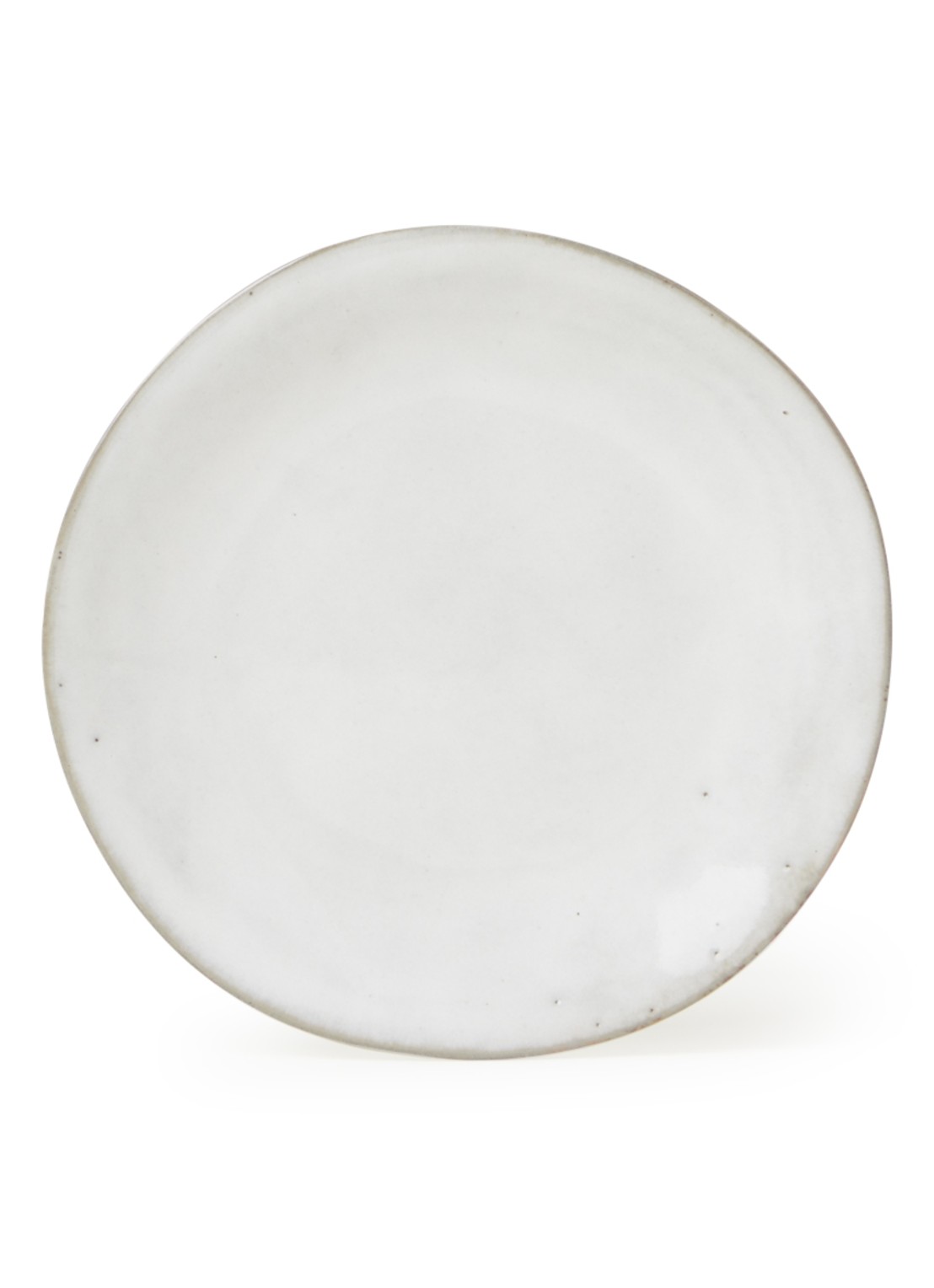 Broste Copenhagen Nordic Sand gebaksbordje 14 cm - voorkant lichtgrijs