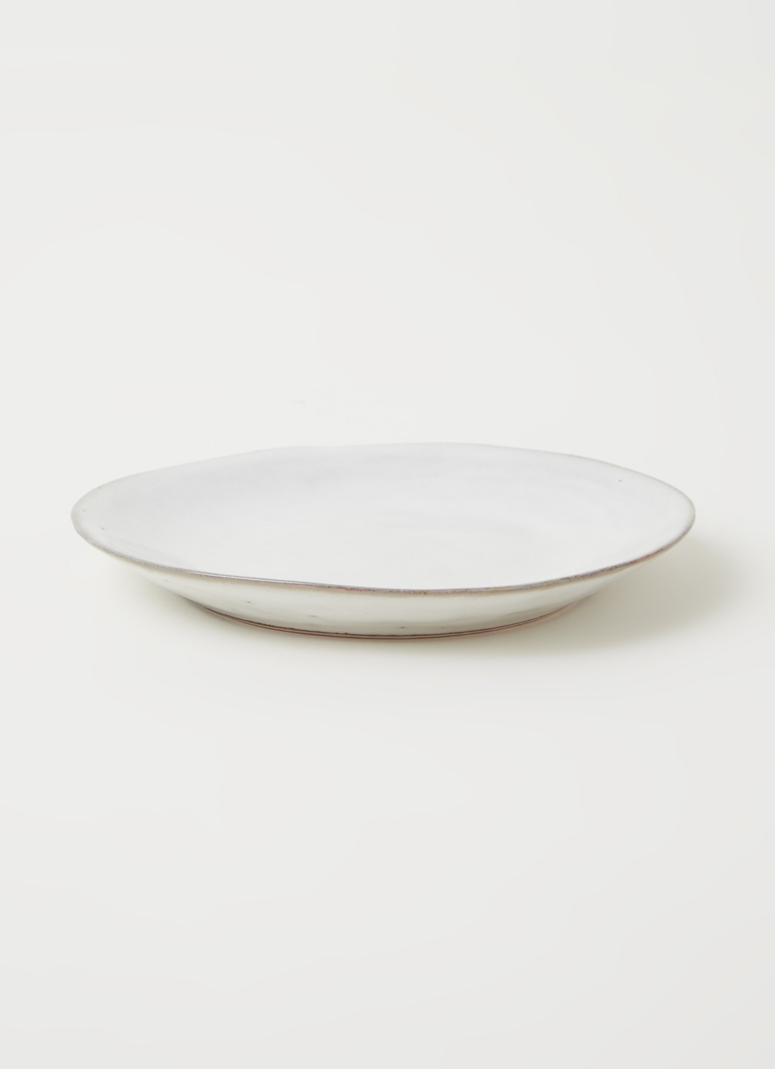 Broste Copenhagen Nordic Sand gebaksbordje 14 cm - voorkant 2 lichtgrijs