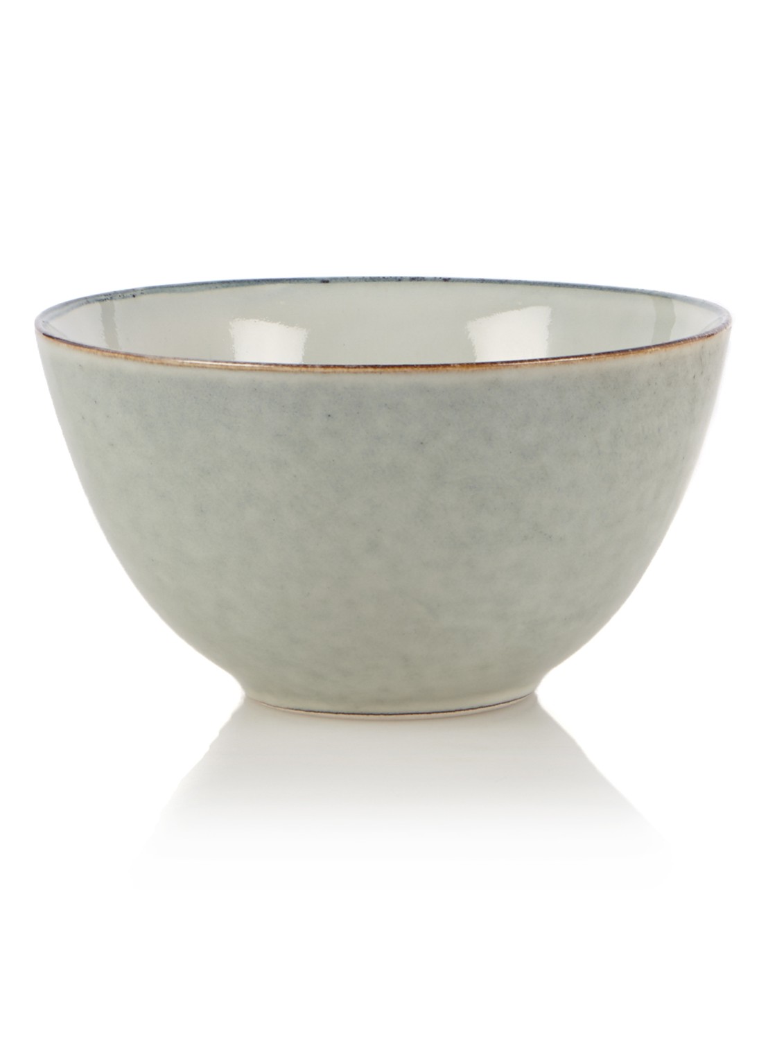Broste Copenhagen Nordic Sand kom 15 cm - voorkant lichtgrijs