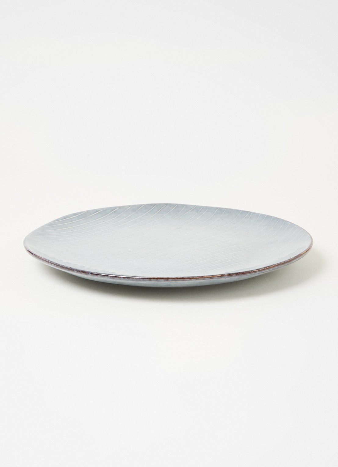 Broste Copenhagen Nordic Sea dinerbord 26,5 cm - voorkant 2 lichtblauw