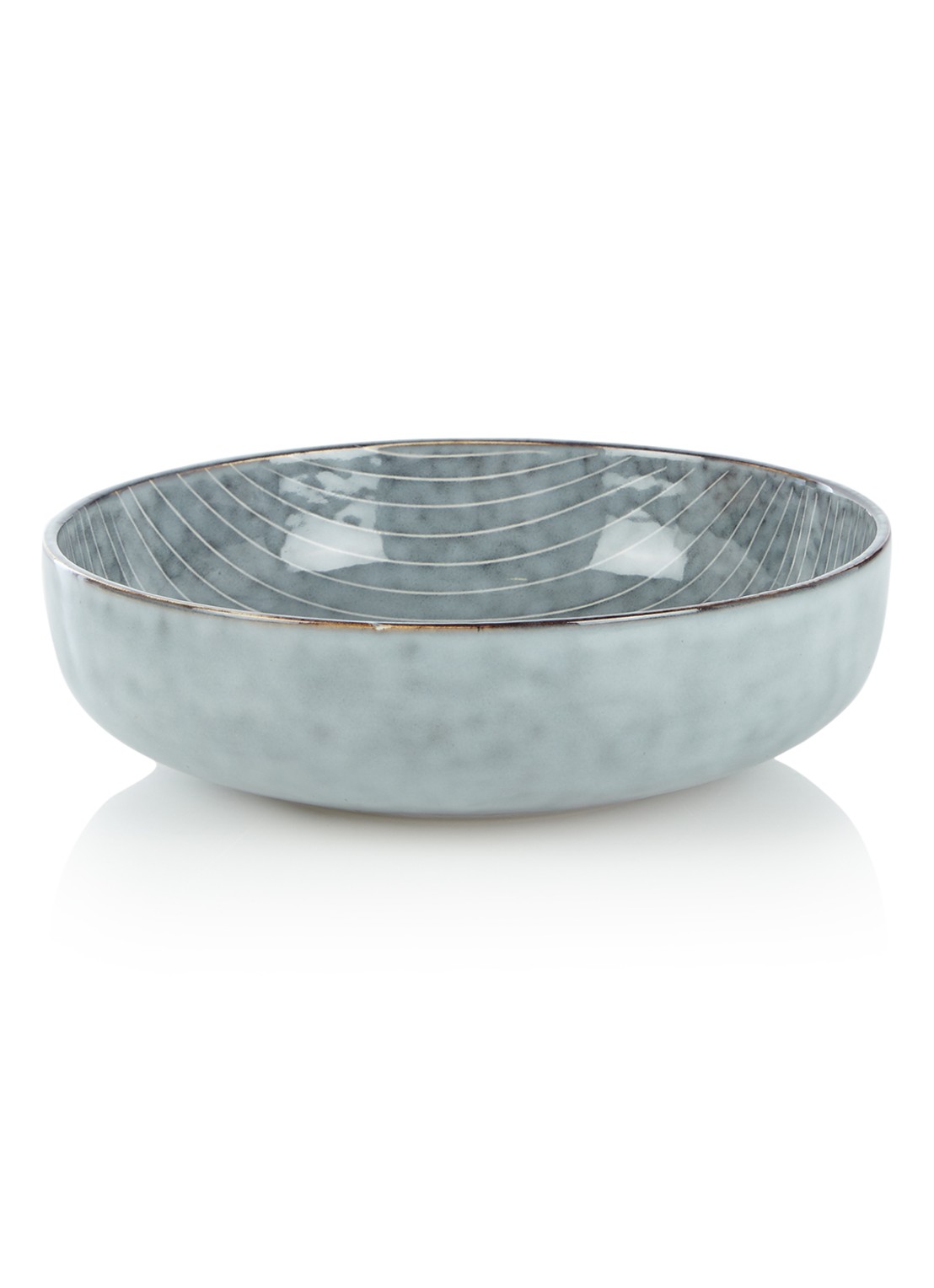 Broste Copenhagen Nordic Sea kom 17 cm - voorkant lichtgrijs