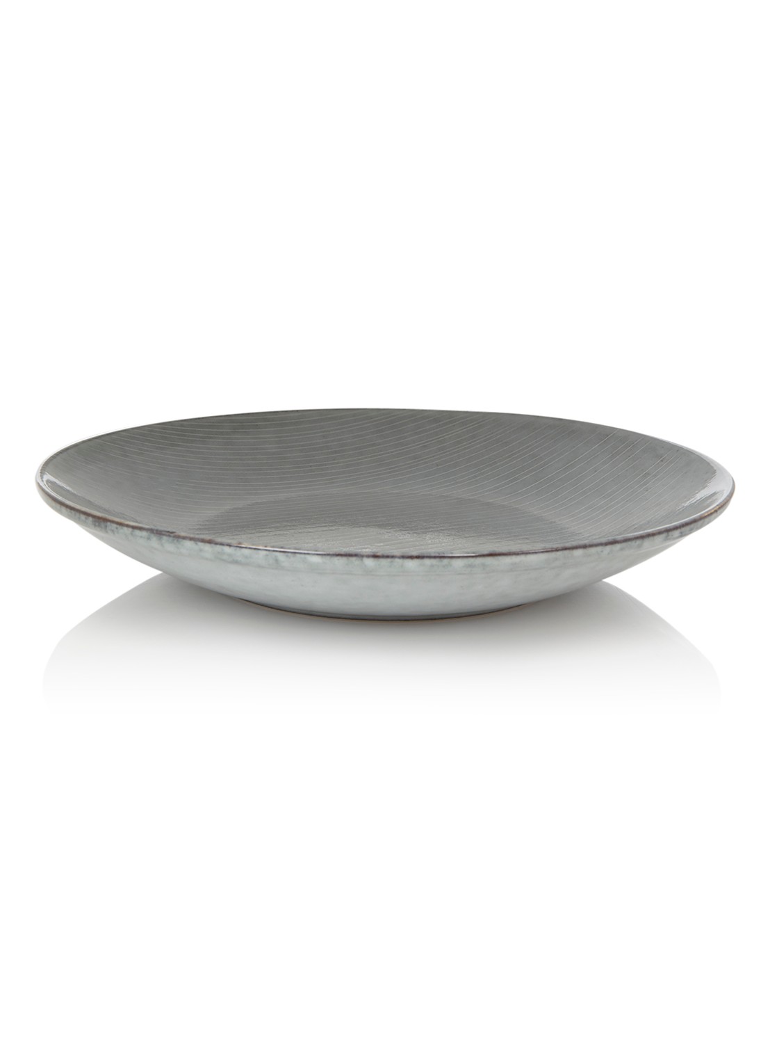 Broste Copenhagen Nordic Sea pastabord 29 cm - voorkant lichtgrijs
