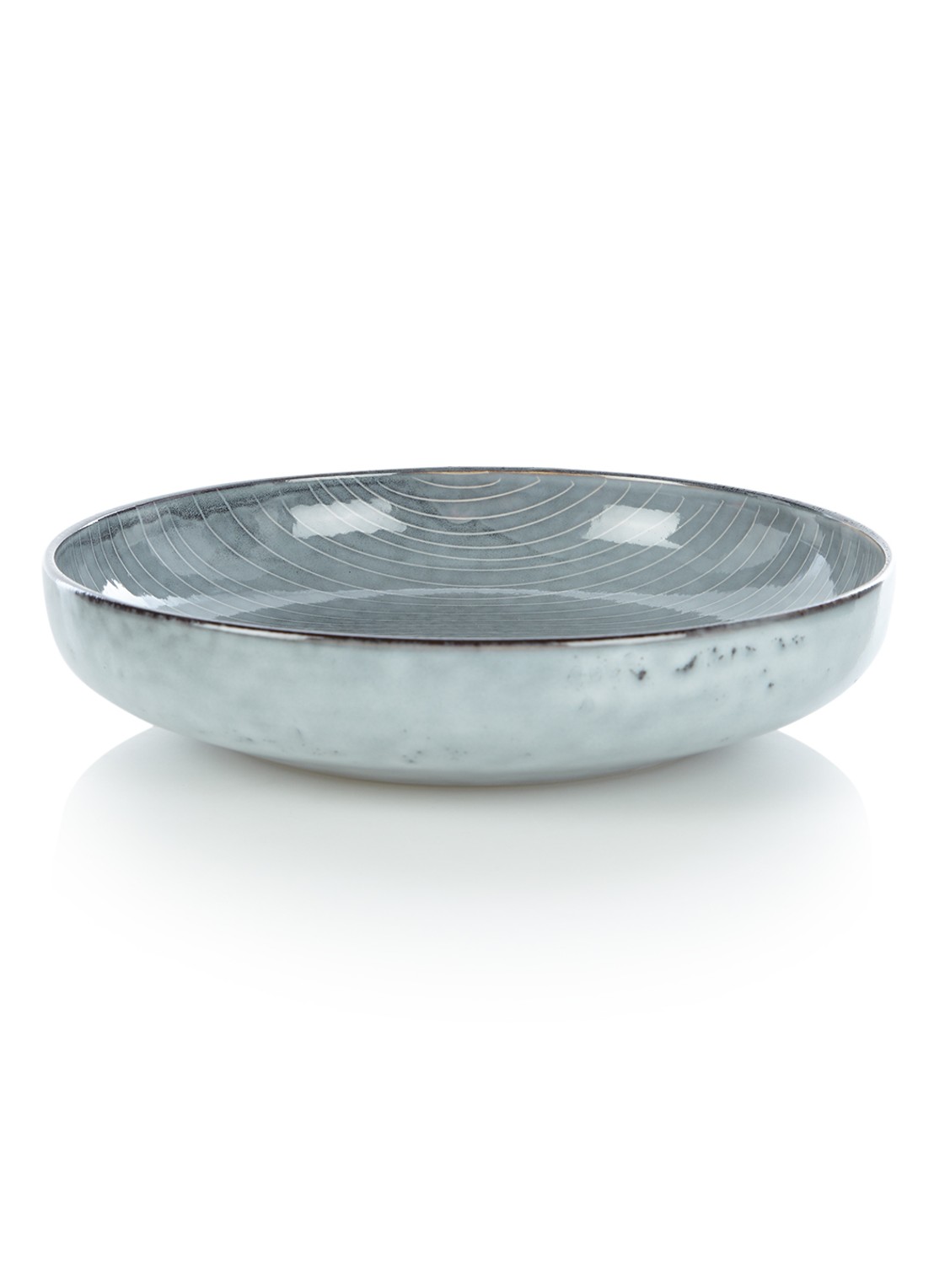 Broste Copenhagen Nordic Sea schaal 23 cm - voorkant lichtgrijs