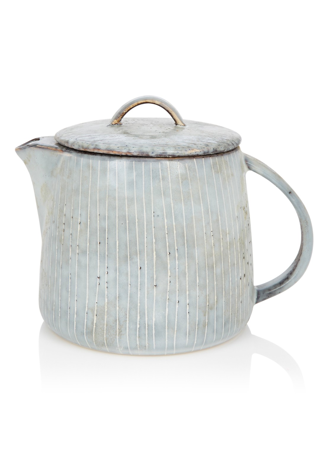 Broste Copenhagen Nordic Sea theepot 1 liter - voorkant lichtgrijs