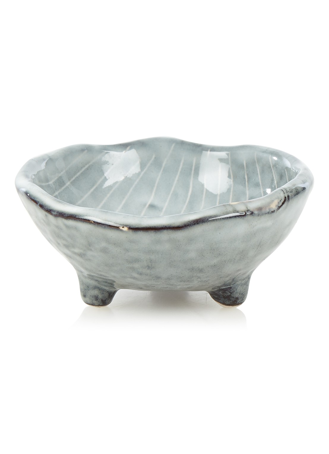 Broste Copenhagen Nordic Sea theetip 8 cm - voorkant grijs