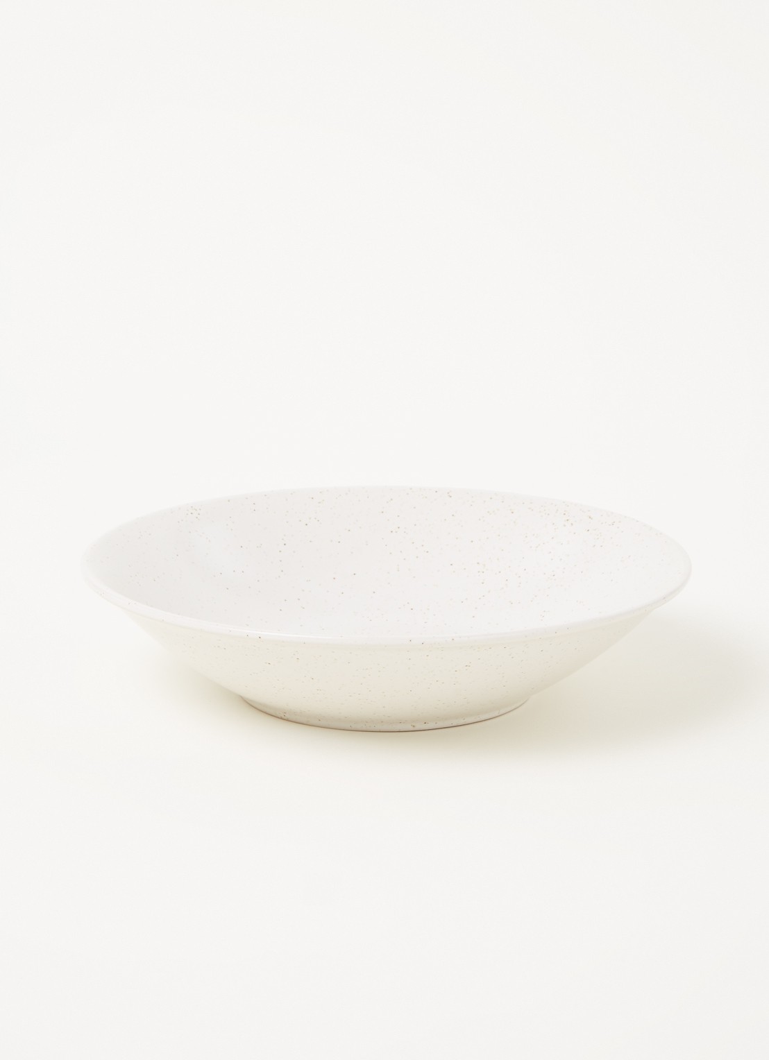 Broste Copenhagen Nordic Vanilla diep bord Ø22 cm - voorkant 3 wit