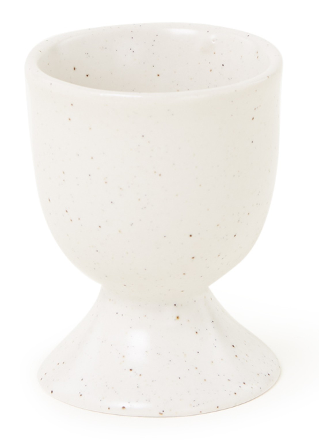 Broste Copenhagen Nordic Vanilla eierdopje 6,5 cm - voorkant wit