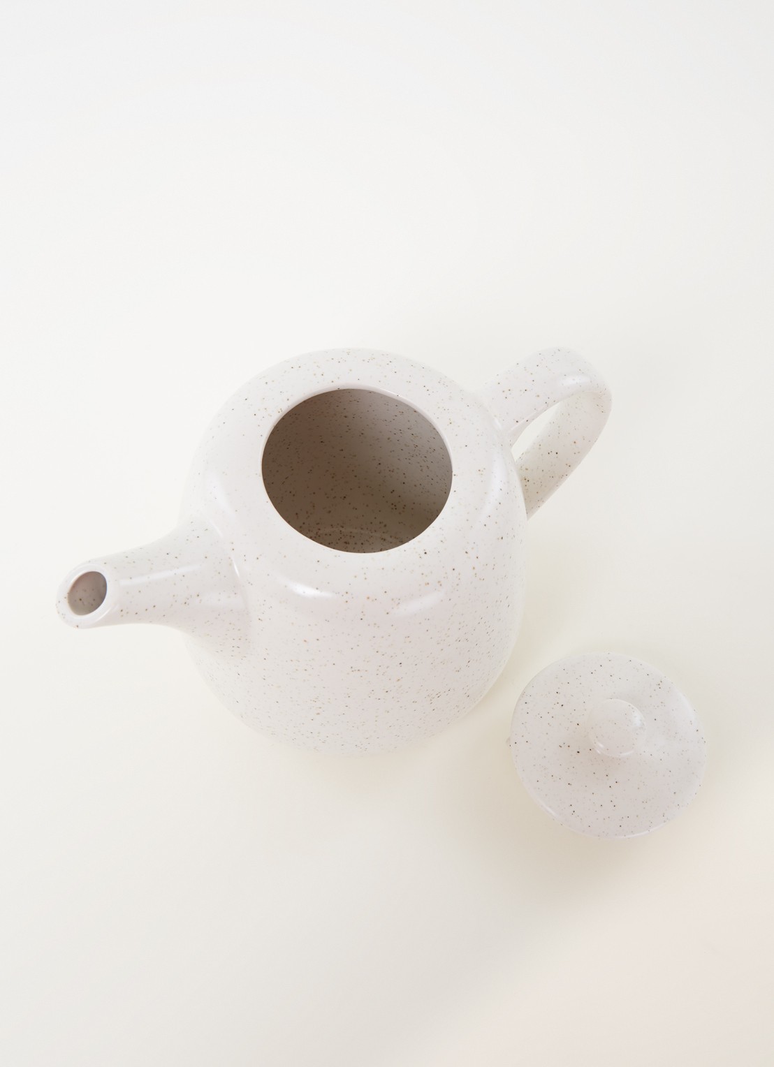 Broste Copenhagen Nordic Vanilla theepot 1,3 liter - voorkant 2 wit
