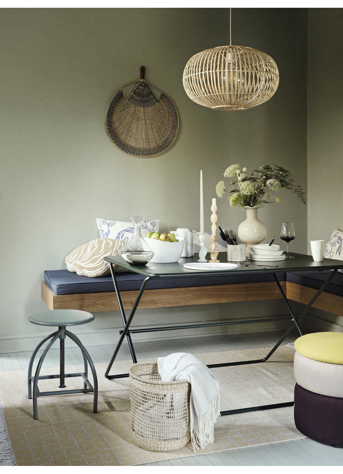 Broste Copenhagen Salt dinerbord 22 cm - detail 3 wit