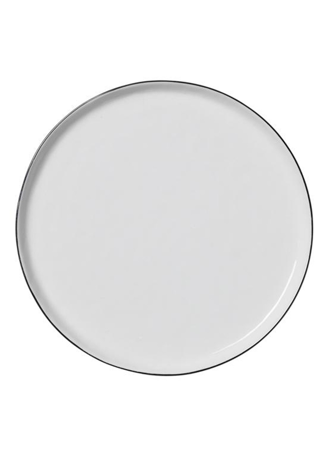 Broste Copenhagen Salt dinerbord 22 cm - voorkant 5 wit