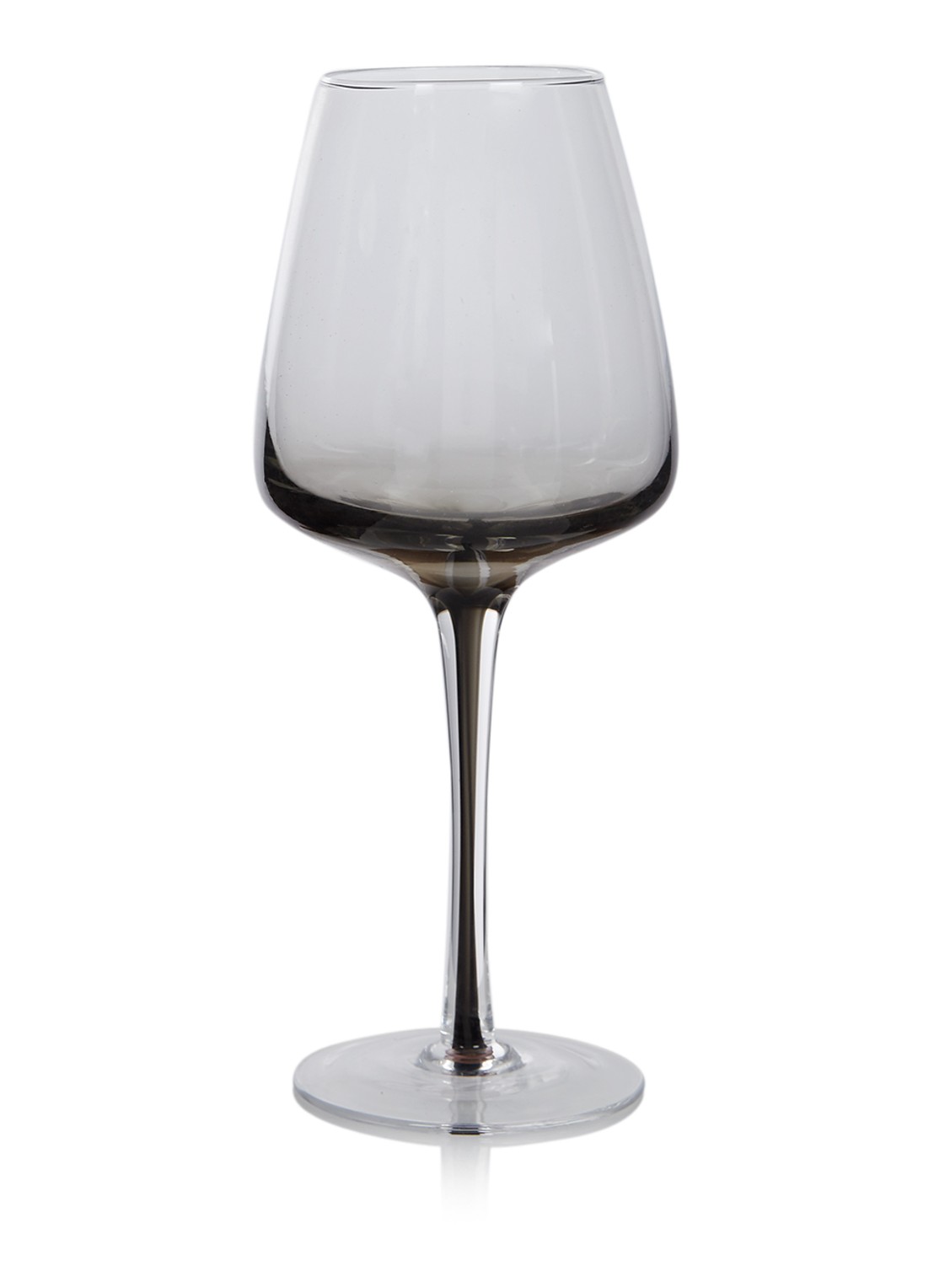 Broste Copenhagen Smoke witte wijnglas 40 cl - voorkant grijs