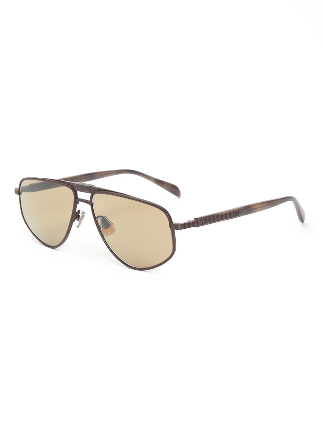 Brunello Cucinelli DIKE zonnebril BC2020ST - voorkant bruin