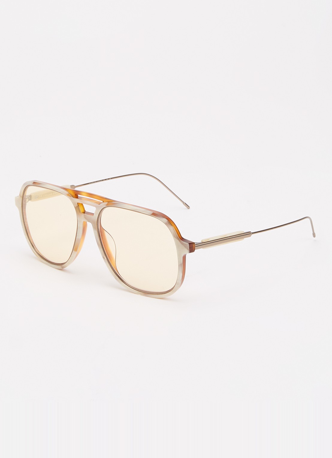 Brunello Cucinelli Piloten zonnebril BC4022S - voorkant 4 beige