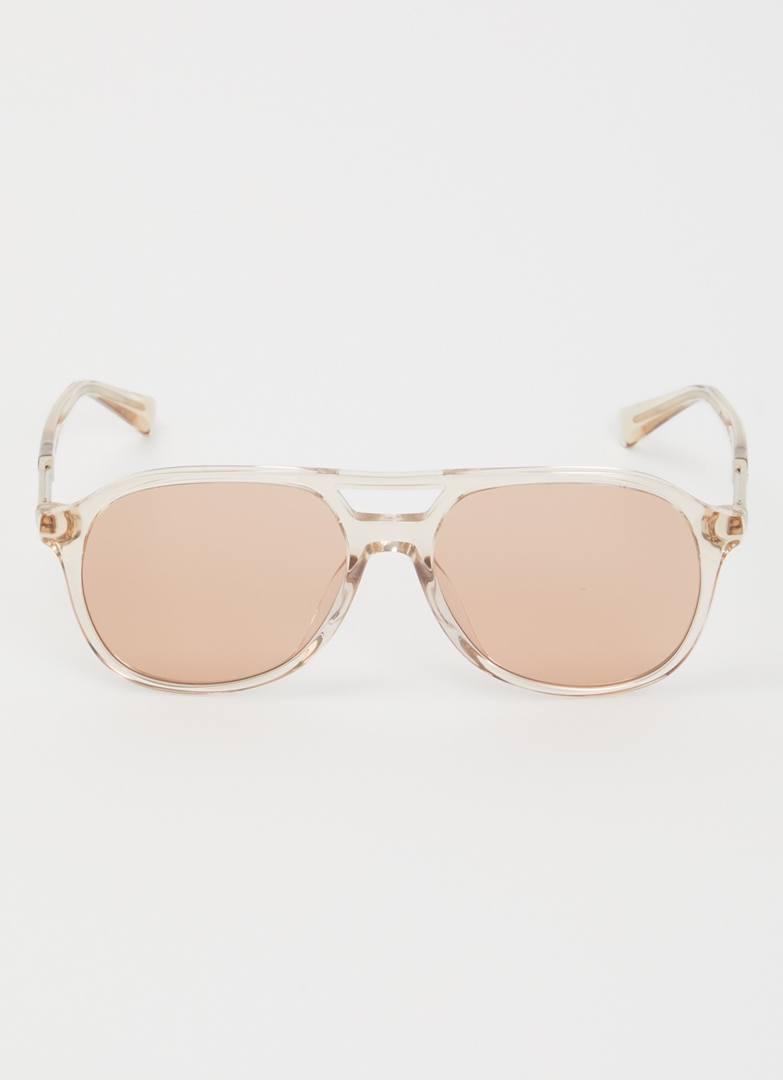Brunello Cucinelli Piloten zonnebril BC4025S - detail oudroze