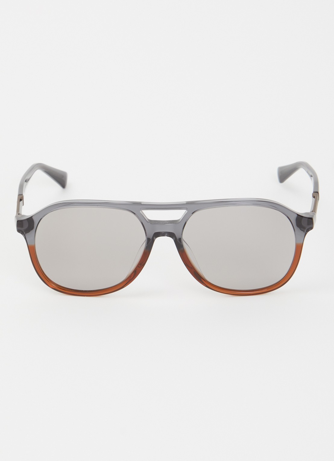 Brunello Cucinelli Piloten zonnebril gepolariseerd BC4025S - detail 2 antraciet