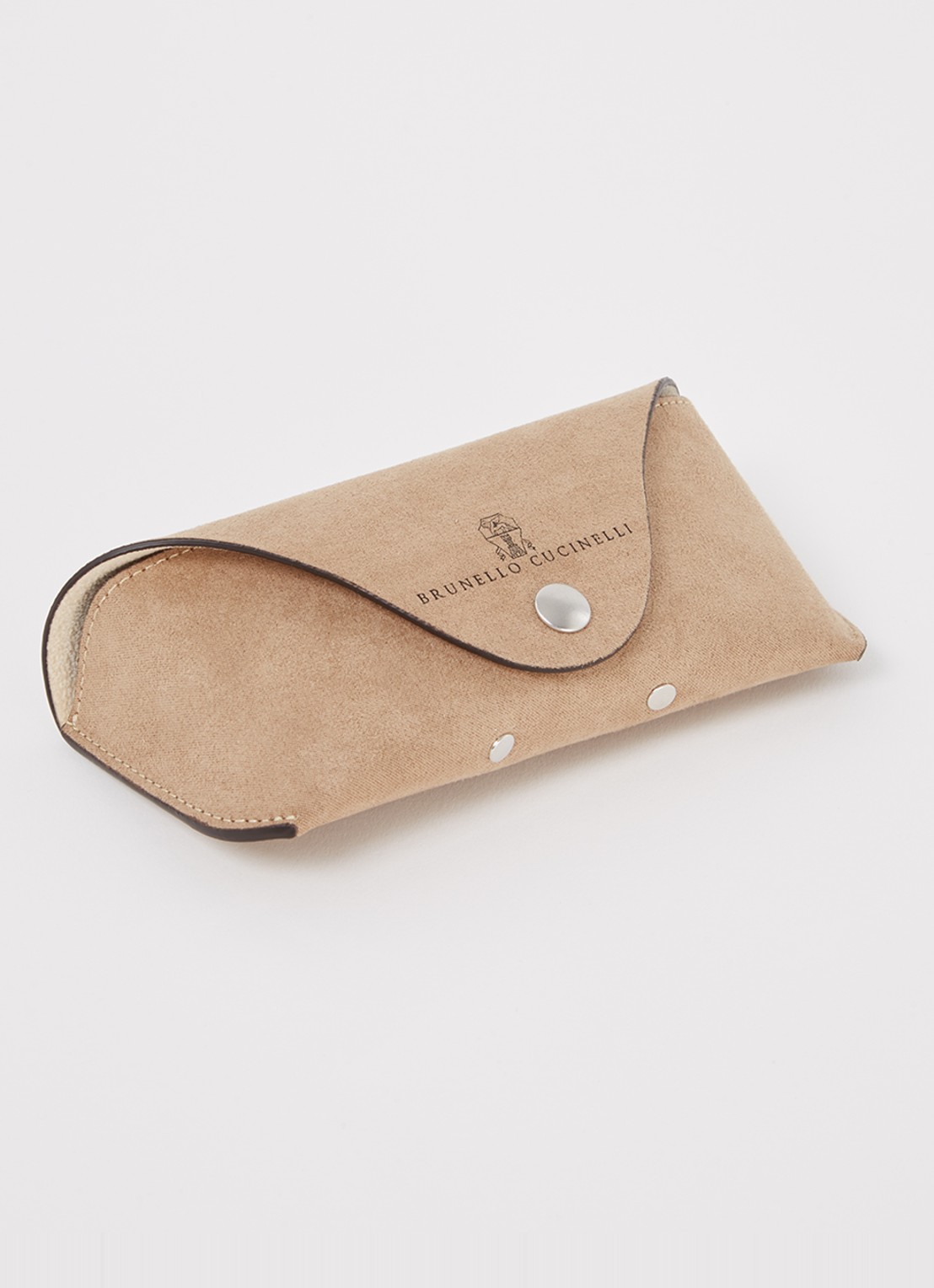 Brunello Cucinelli Retro zonnebril BC2003ST - detail 4 lichtbruin