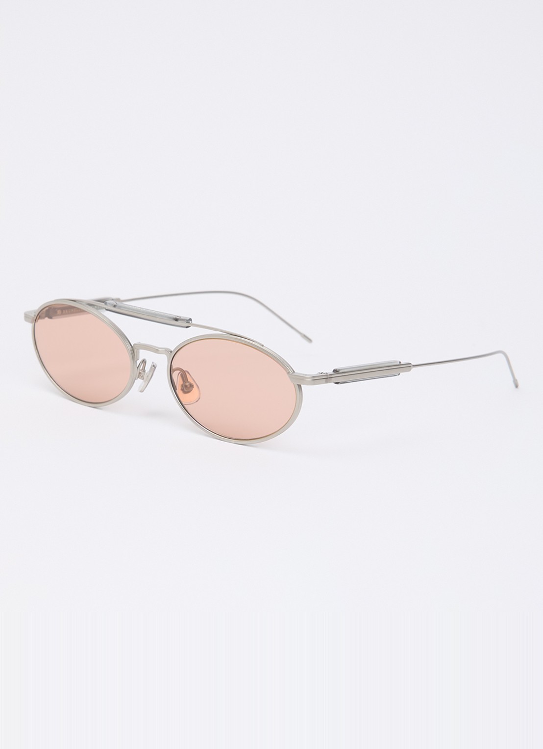 Brunello Cucinelli Retro zonnebril BC2013ST - voorkant zilver