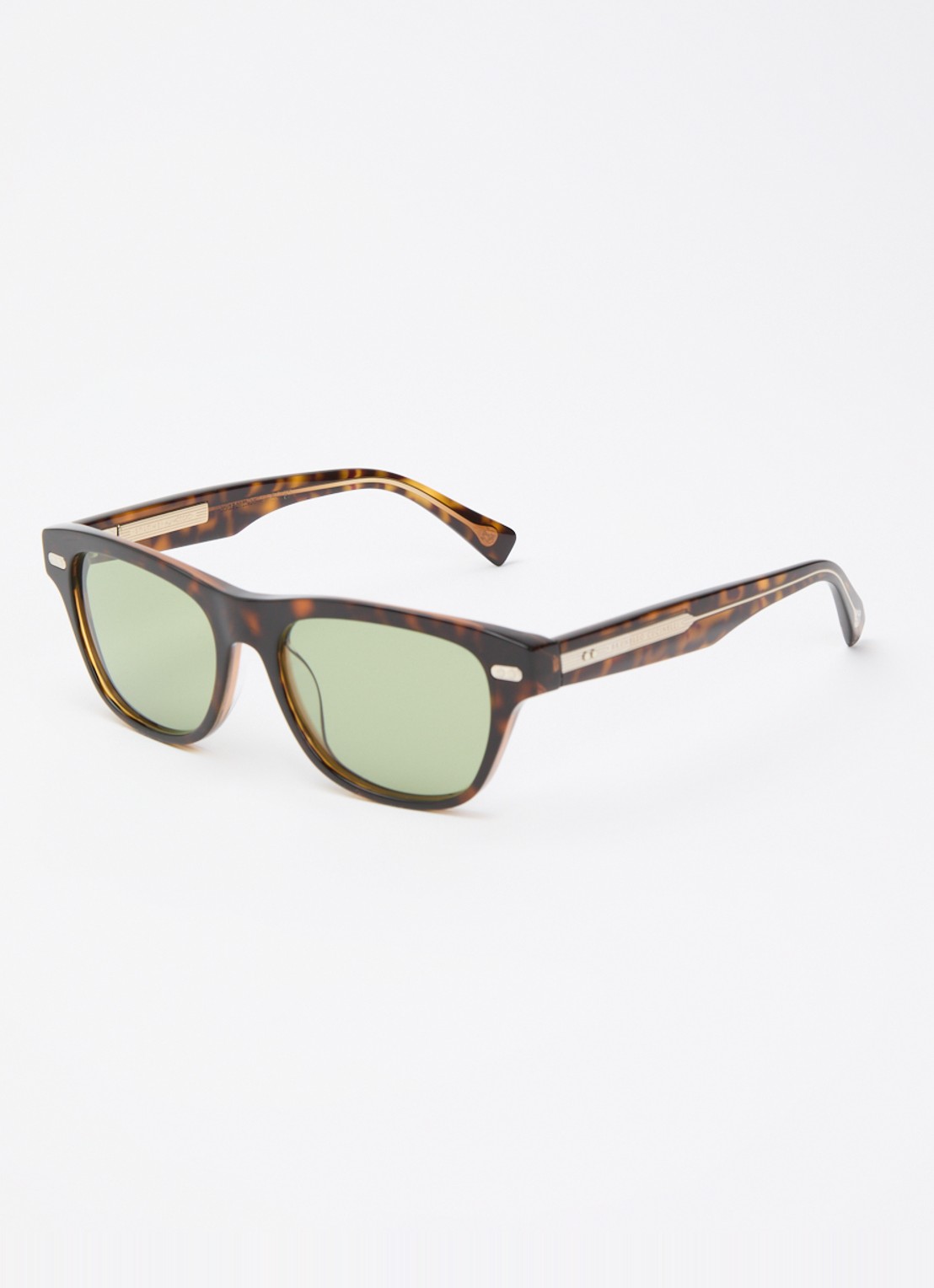 Brunello Cucinelli Wayfarer zonnebril BC3005S - voorkant donkerbruin