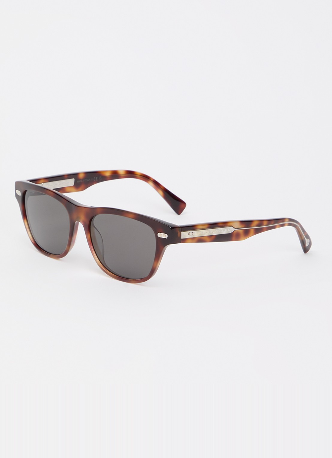 Brunello Cucinelli Wayfarer zonnebril BC3005S - voorkant 4 hazelnootbruin