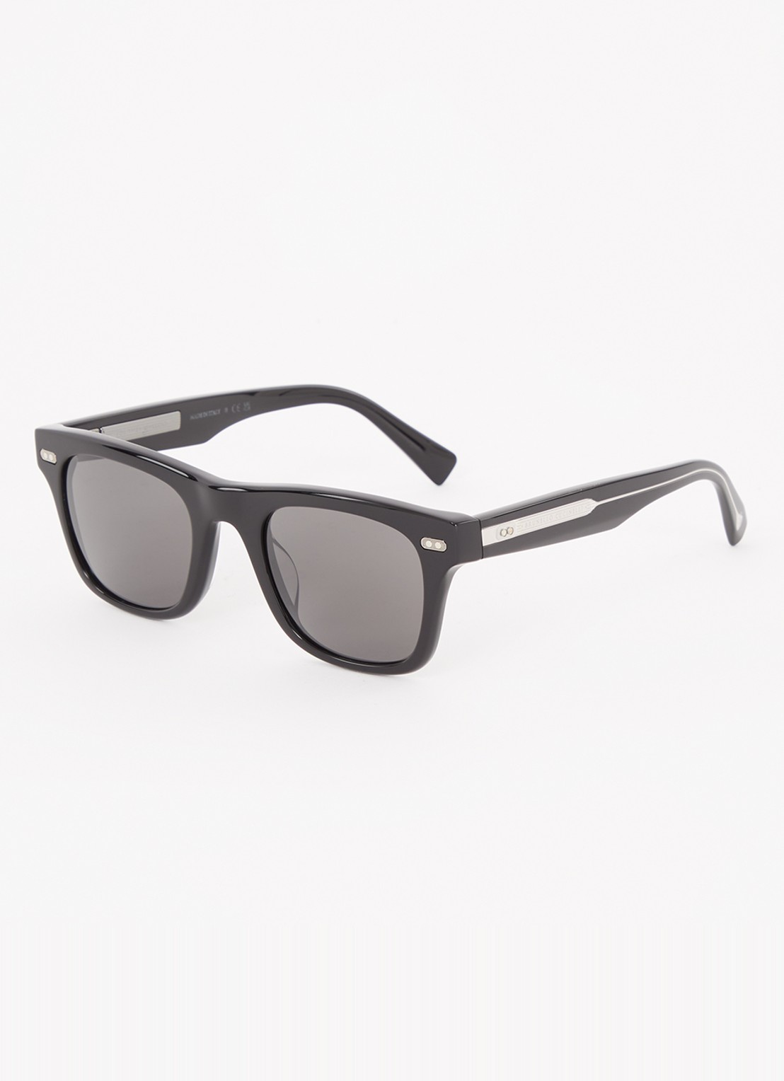 Brunello Cucinelli Wayfarer zonnebril BC4002S - voorkant zwart