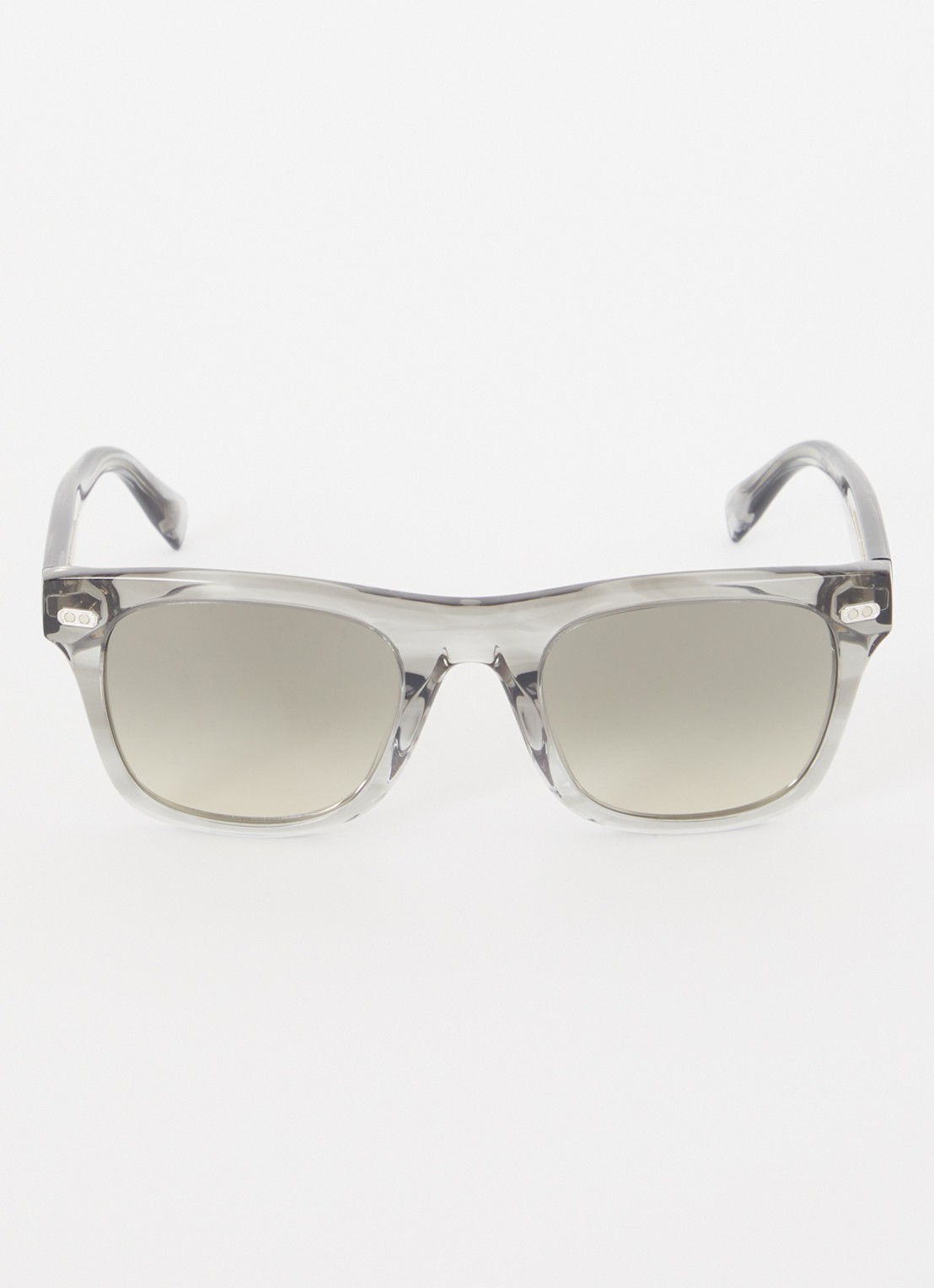 Brunello Cucinelli Wayfarer zonnebril BC4002S - detail 2 grijs