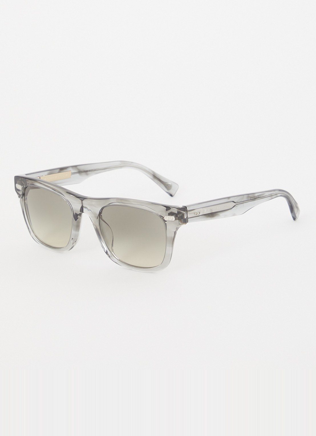 Brunello Cucinelli Wayfarer zonnebril BC4002S - voorkant grijs