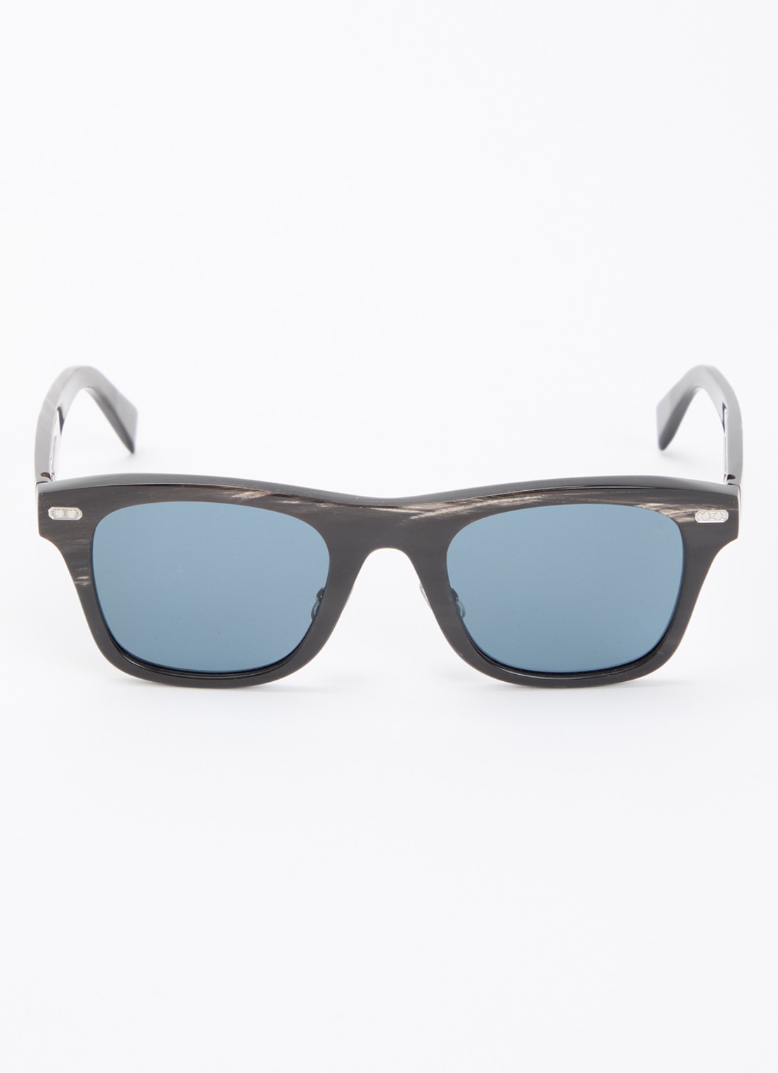 Brunello Cucinelli Wayfarer zonnebril BC8503S - detail 2 antraciet