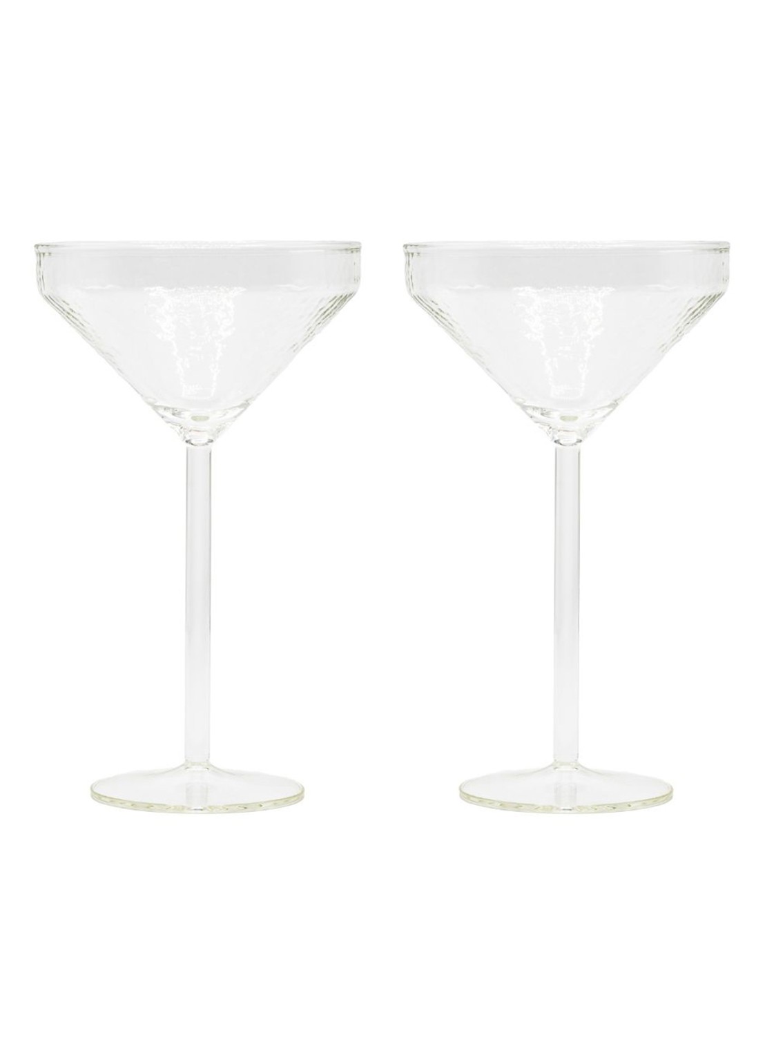 Brût Homeware Claude cocktailglas set van 2 - voorkant transparant