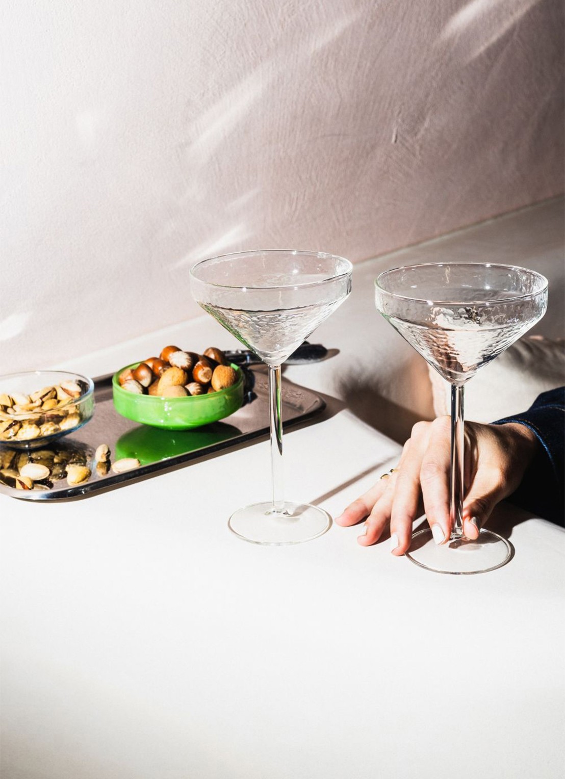 Brût Homeware Claude cocktailglas set van 2 - voorkant 2 transparant