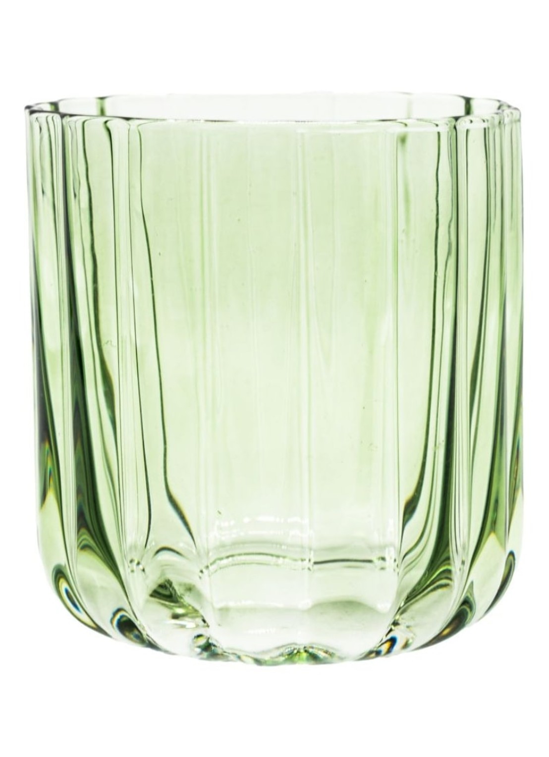 Brût Homeware Gaia drinkglas 35 cl - voorkant 2 groen