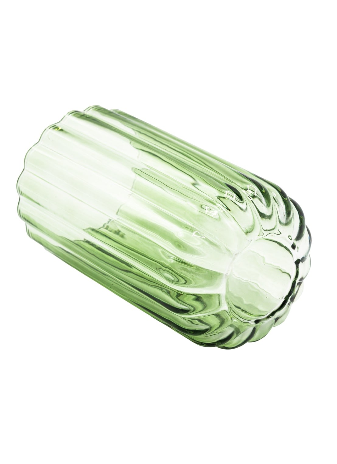 Brût Homeware Gaia longdrinkglas 46 cl - detail groen
