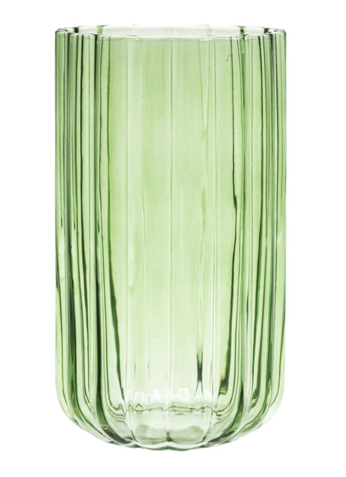Brût Homeware Gaia longdrinkglas 46 cl - voorkant 5 groen