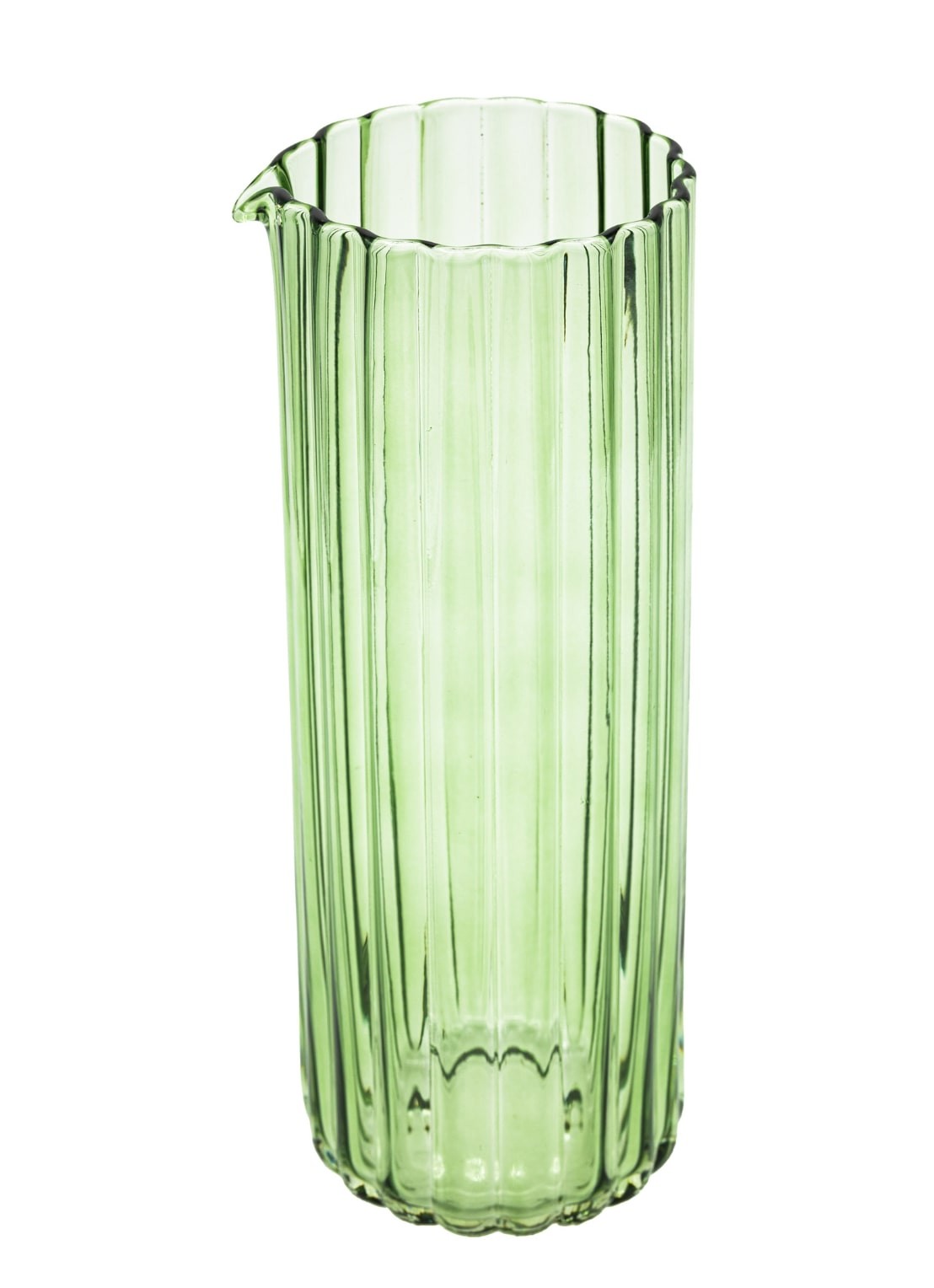 Brût Homeware Gaia waterkaraf 1,2 liter - achterkant groen
