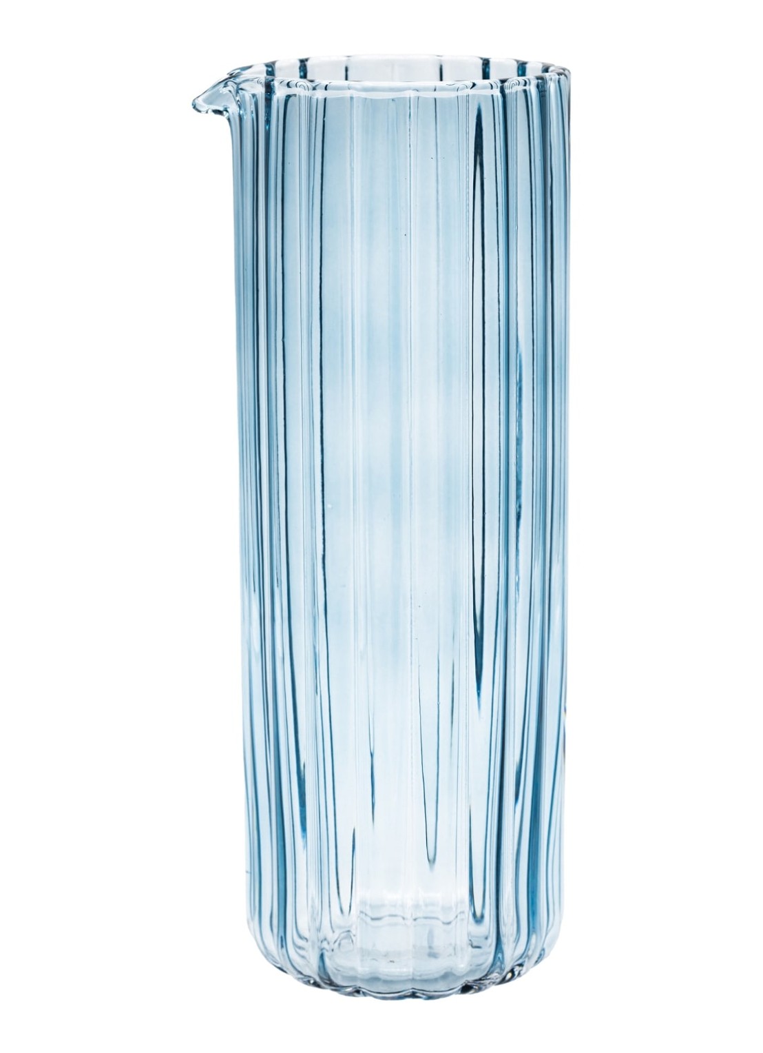 Brût Homeware Gaia waterkaraf 1,2 liter - voorkant blauw