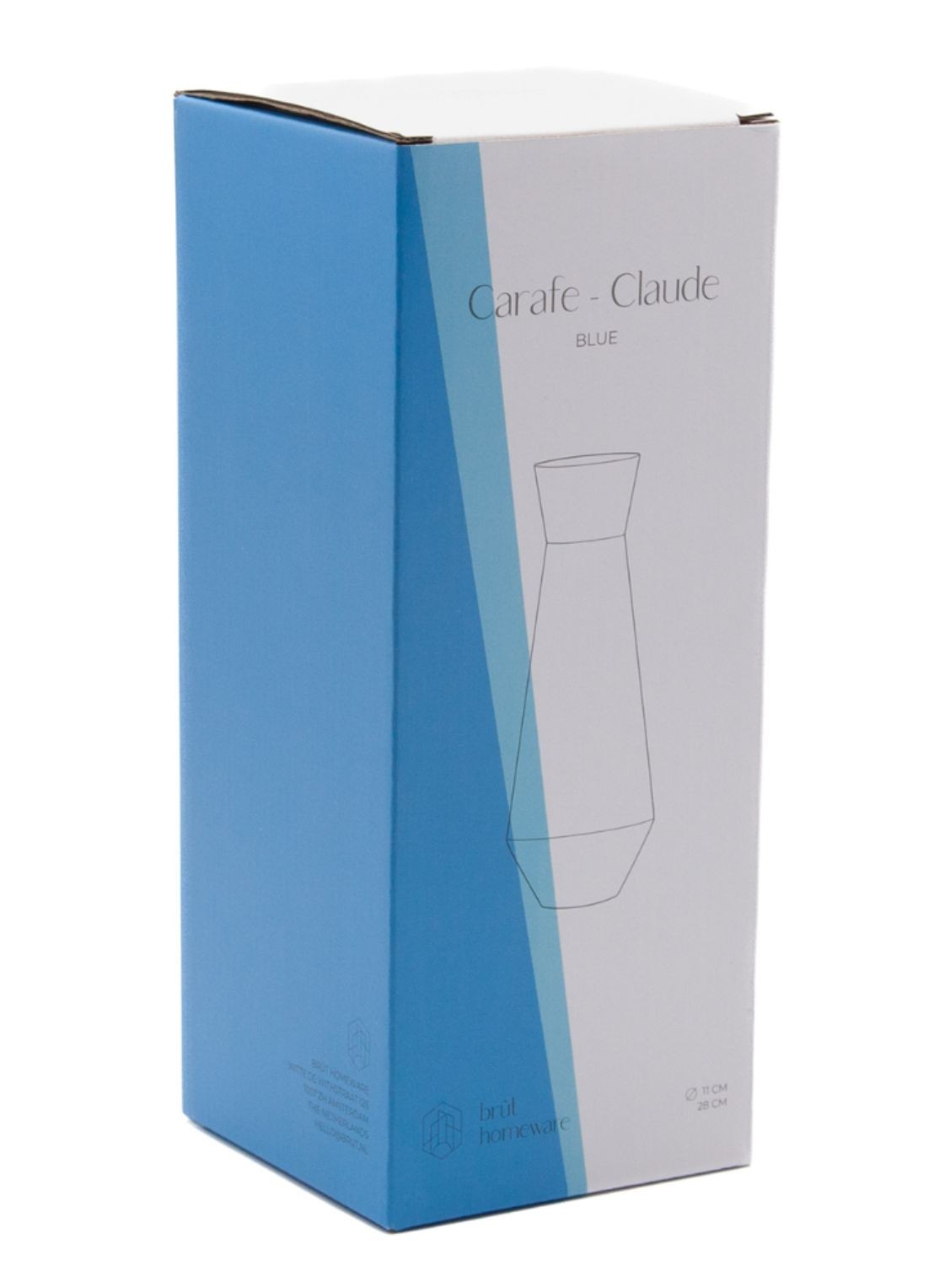 Brût Homeware Karaf 1,1 liter - detail 3 blauw