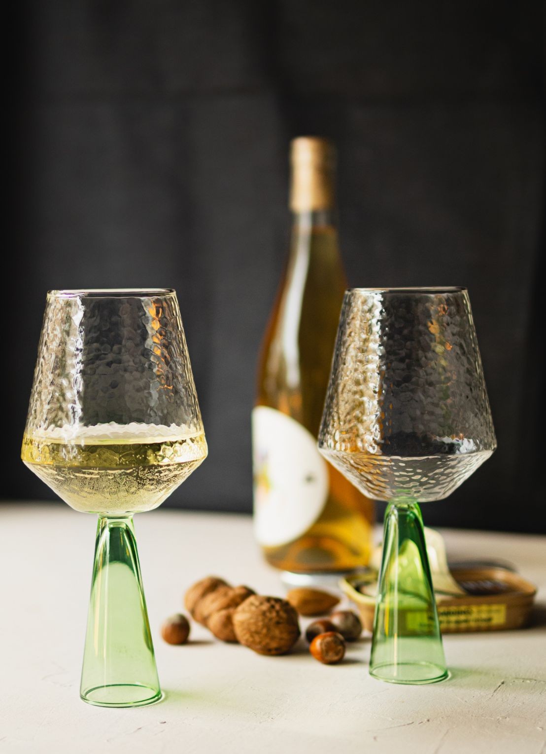 Brût Homeware Wijnglas 40 cl set van 2 - detail 4 groen