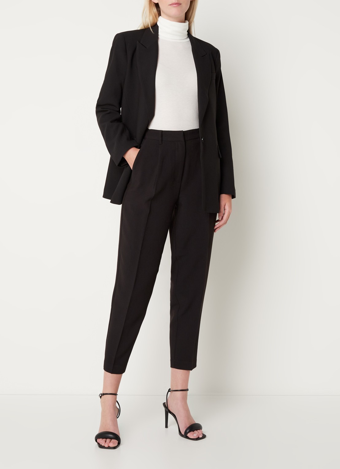 Bruuns Bazaar CindySus Dagny pants - voorkant 3 zwart