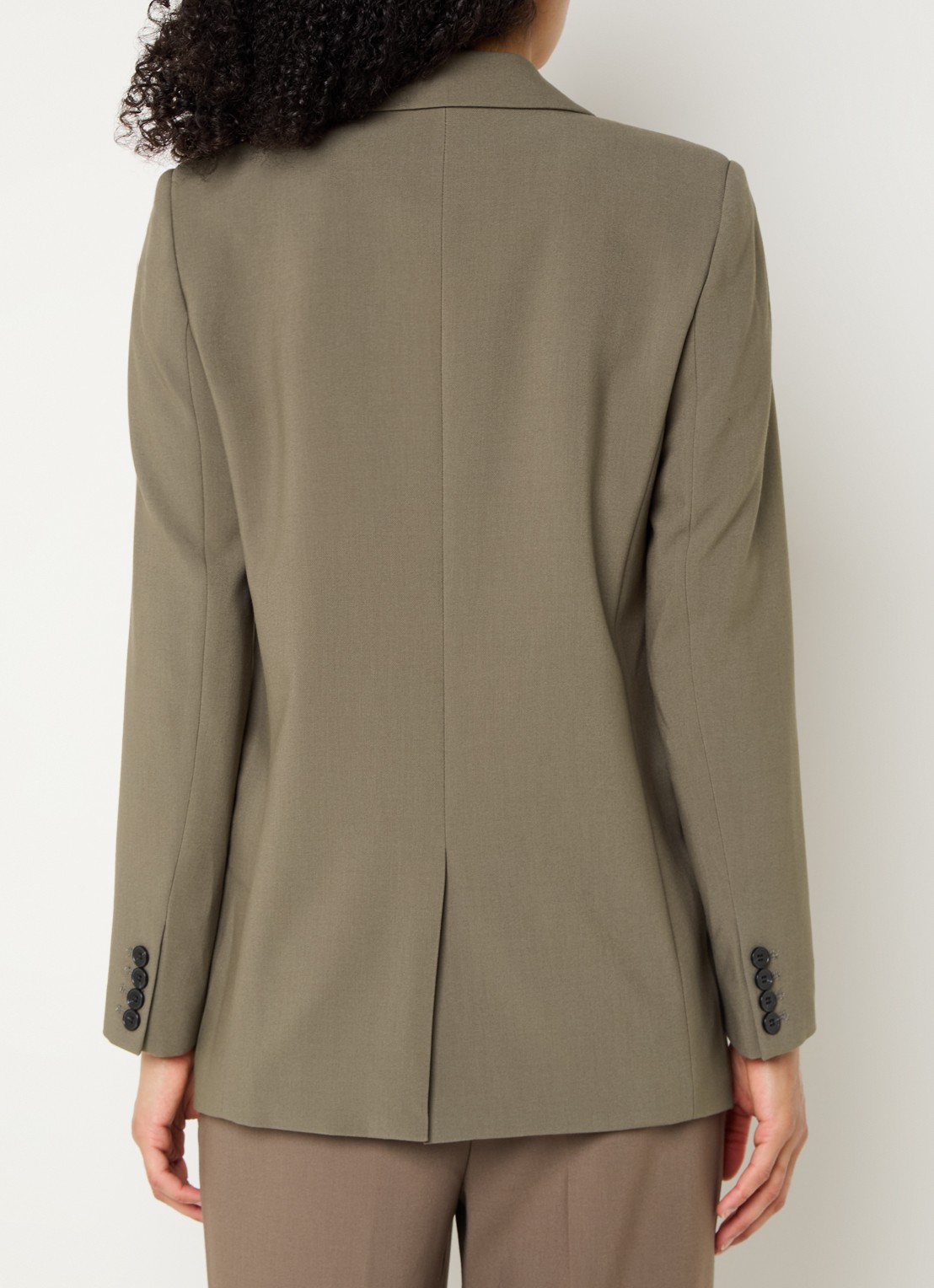 Bruuns Bazaar CindySus Frida blazer - achterkant 4 lichtbruin