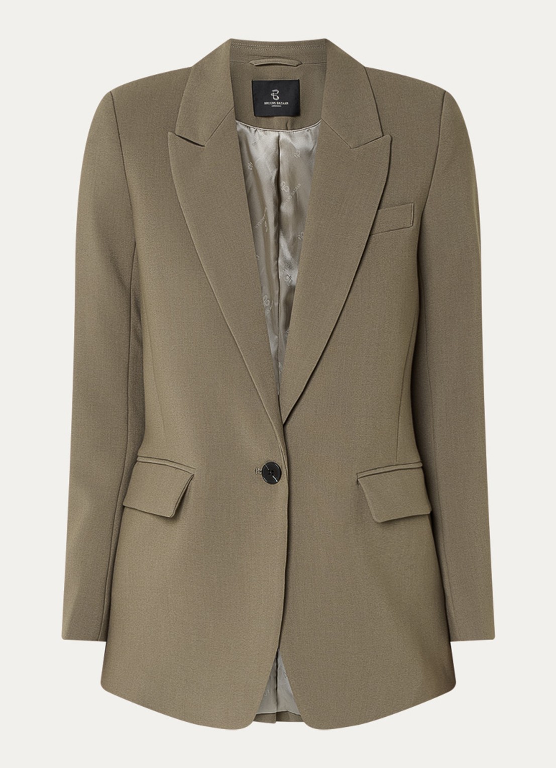 Bruuns Bazaar CindySus Frida blazer - voorkant lichtbruin