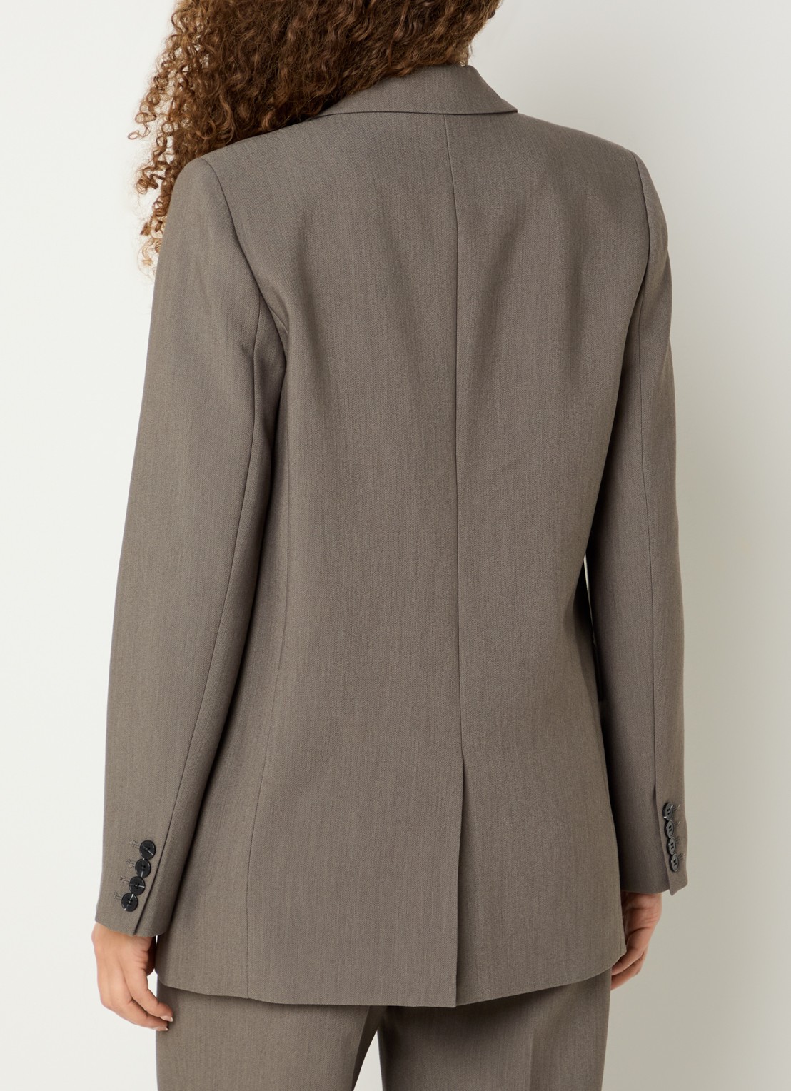 Bruuns Bazaar CindySus Frida blazer - achterkant 2 zand