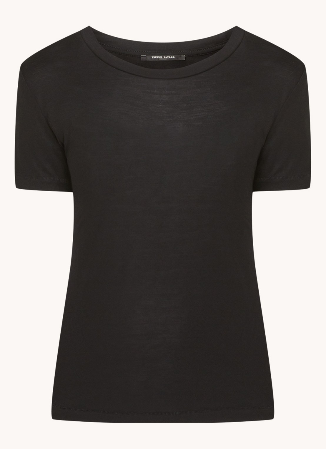 Bruuns Bazaar T-shirt  - voorkant 2 zwart